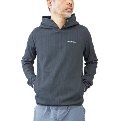 Metal Resident Cycling Waffle Sweat Hoodie Black