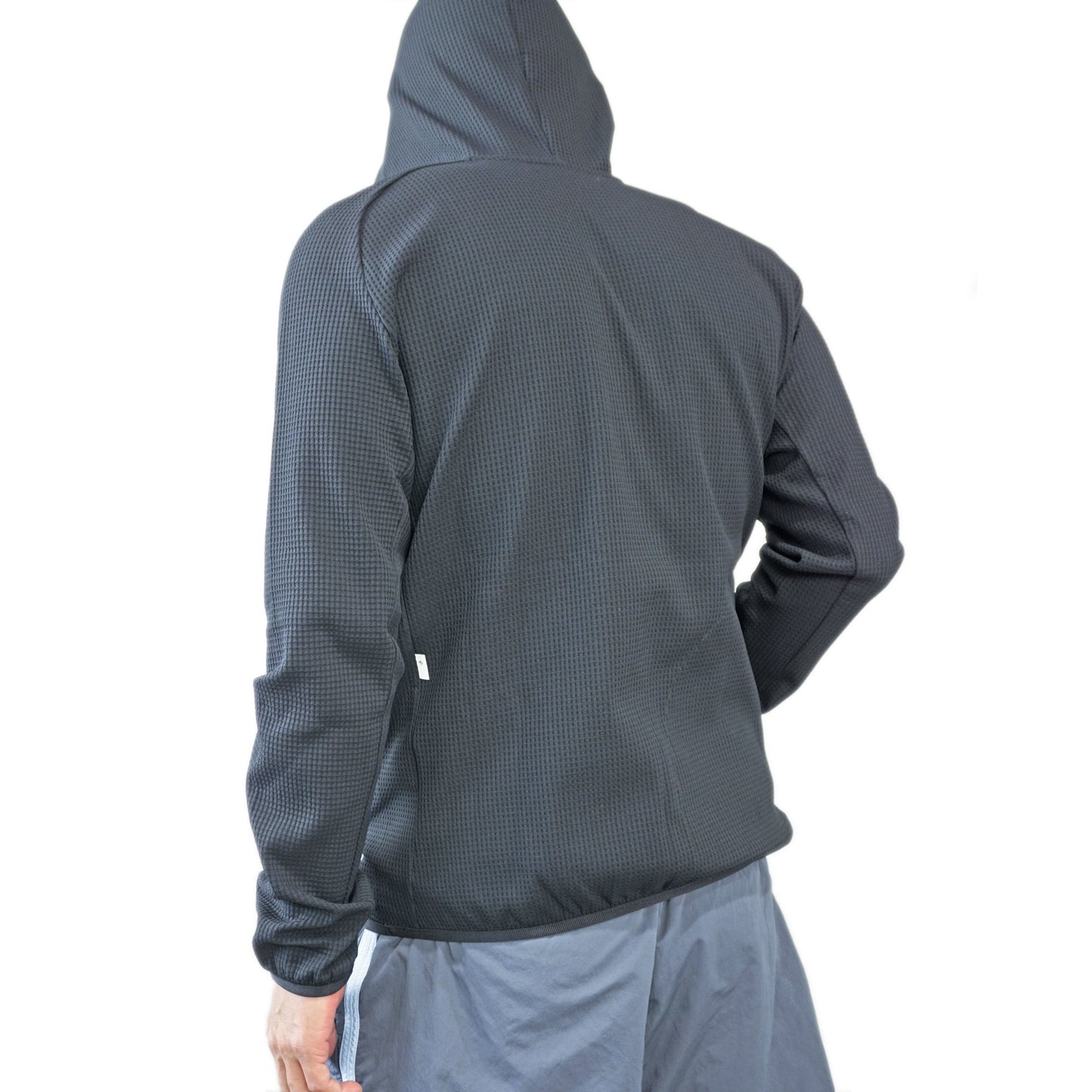 Metal Resident Cycling Waffle Sweat Hoodie Black