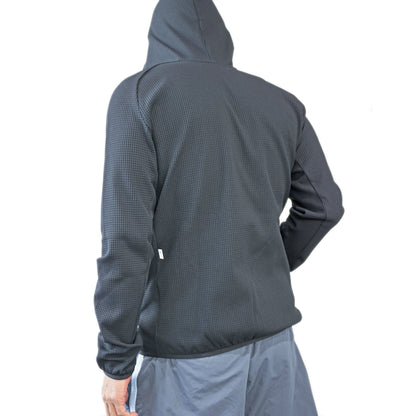 Metal Resident Cycling Waffle Sweat Hoodie Black