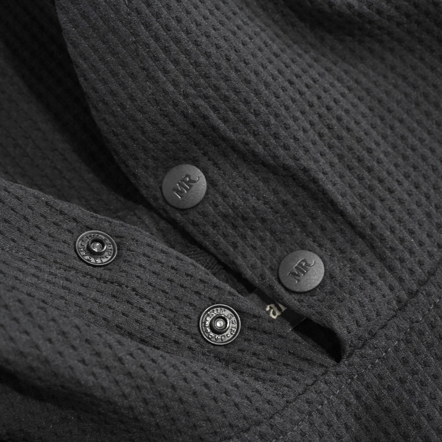 Metal Resident Cycling Waffle Sweat Hoodie Black