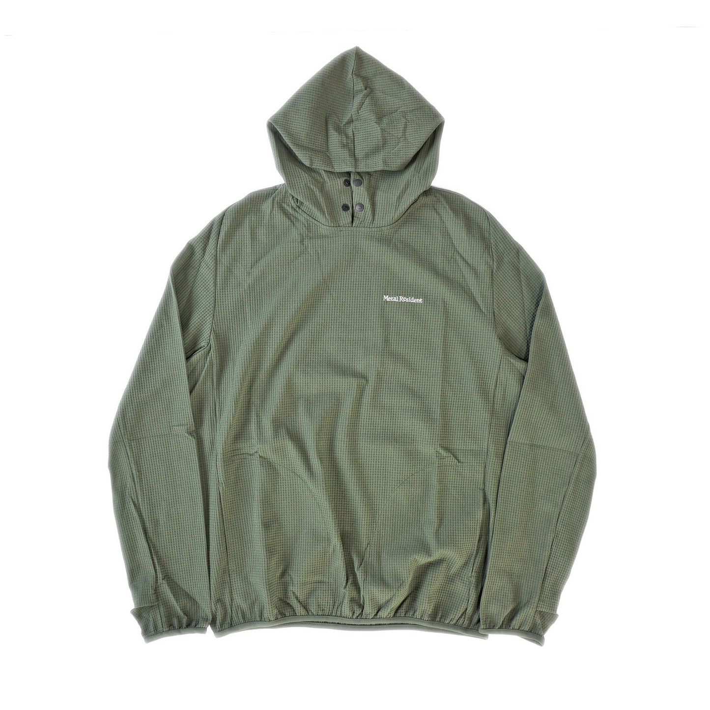 Metal Resident Cycling Waffle Sweat Hoodie Olive