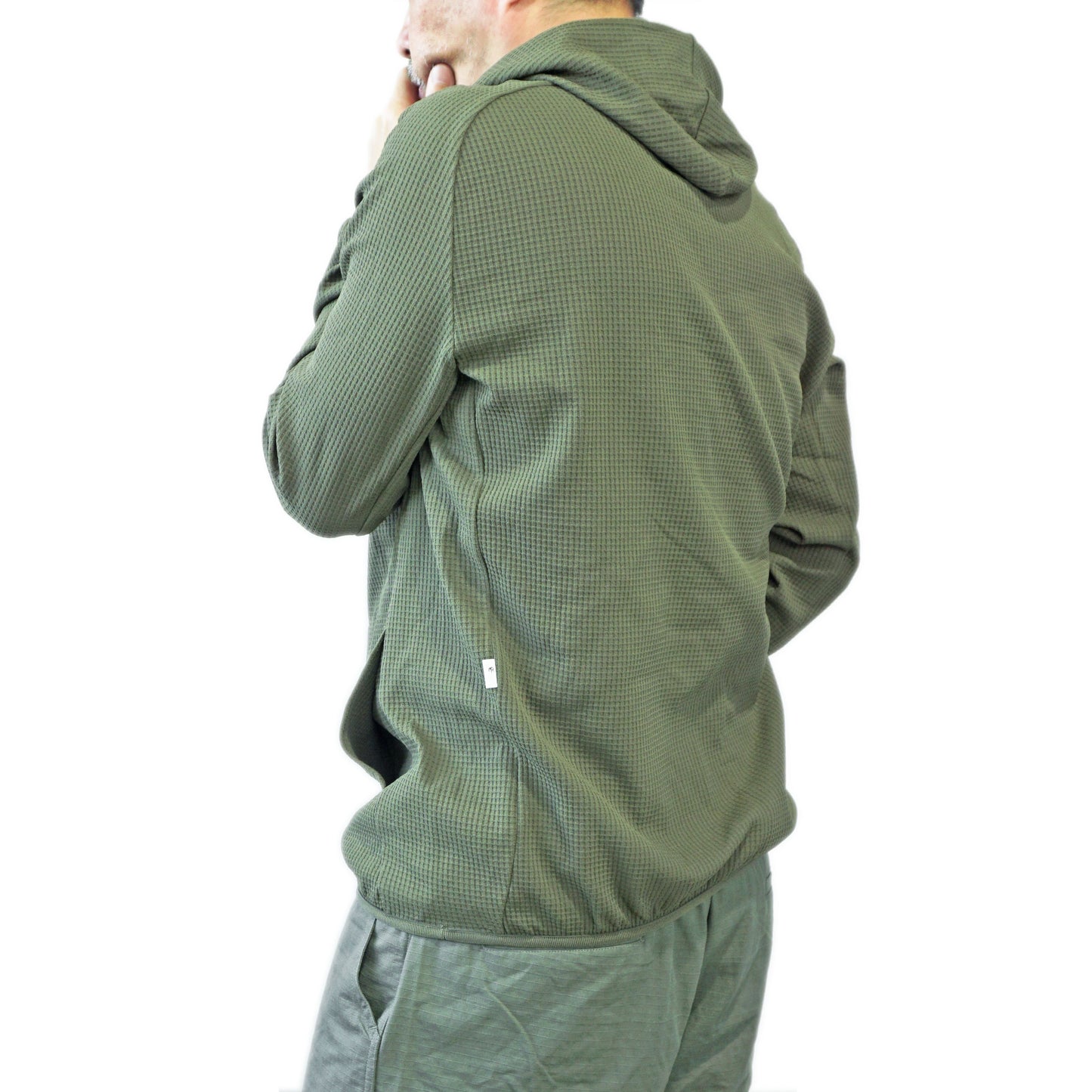 Metal Resident Cycling Waffle Sweat Hoodie Olive