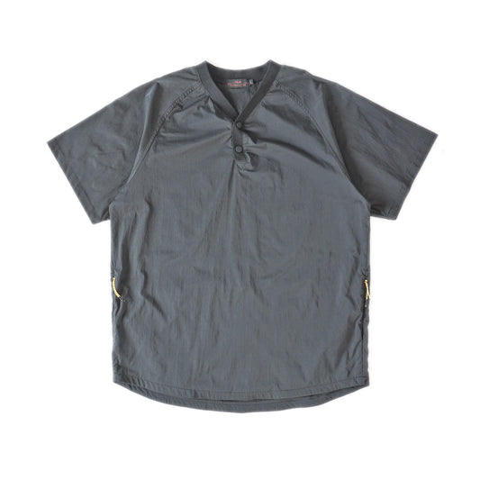 VIAE Riding Henley Short Sleeve Shirt Black