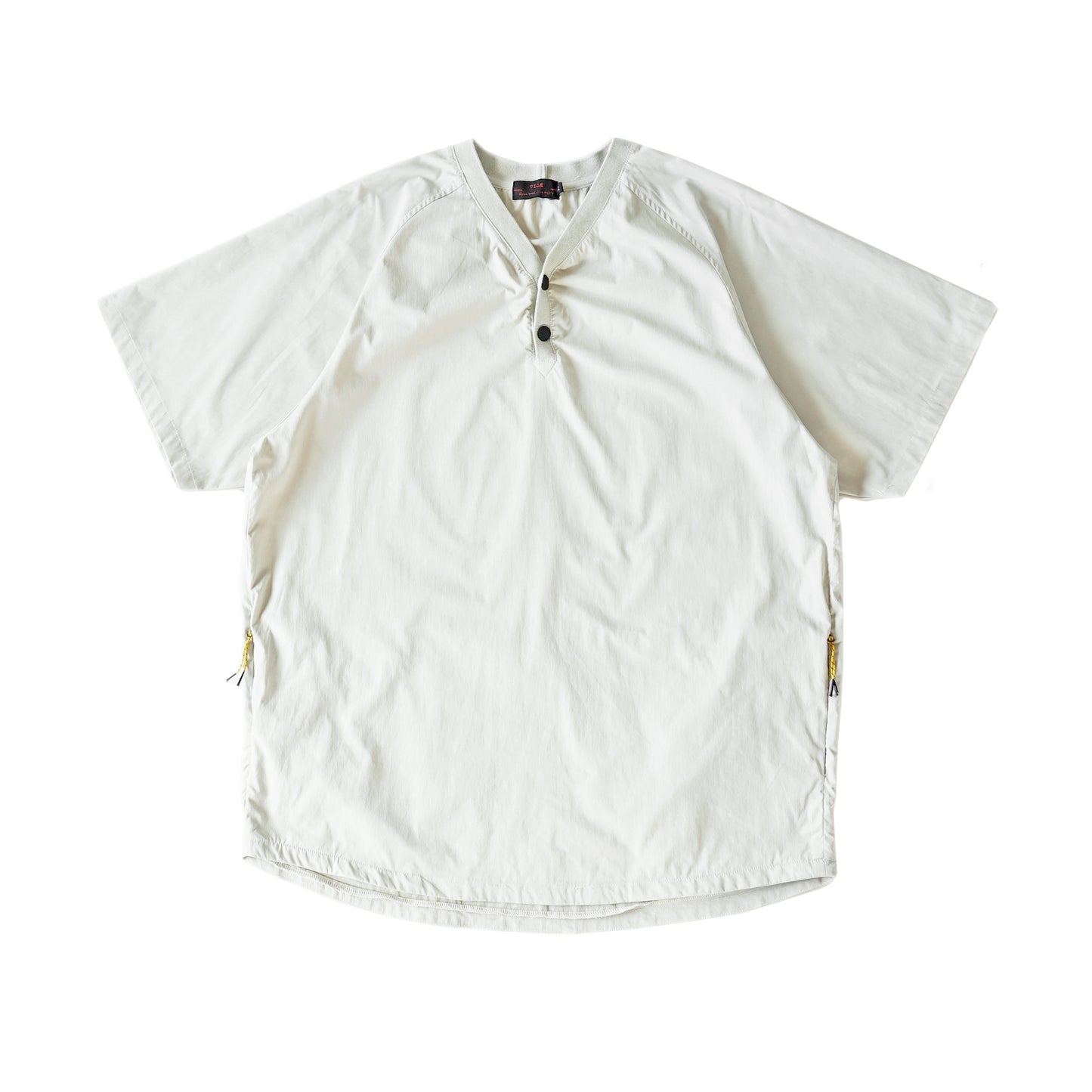 VIAE Riding Henley Short Sleeve Shirt Cream