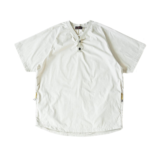 VIAE Riding Henley Short Sleeve Shirt Cream