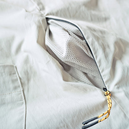VIAE Riding Henley Long Sleeve Shirt Cream