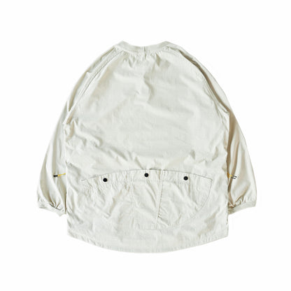 VIAE Riding Henley Long Sleeve Shirt Cream