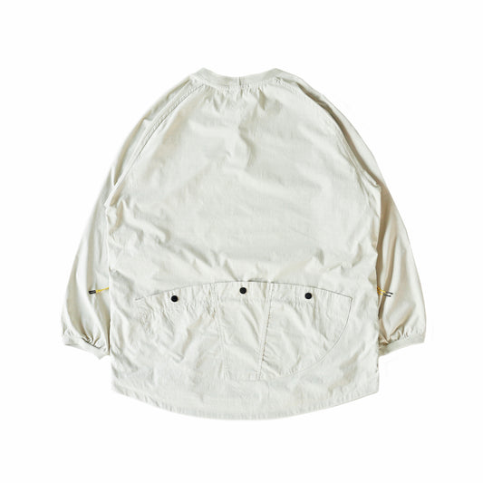 VIAE Riding Henley Long Sleeve Shirt Cream