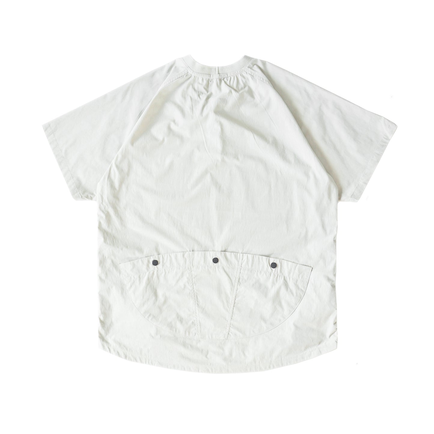 VIAE Riding Henley Short Sleeve Shirt Cream