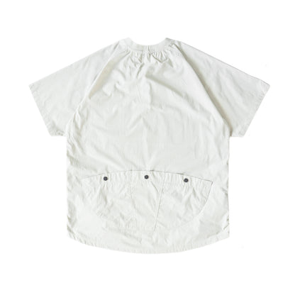 VIAE Riding Henley Short Sleeve Shirt Cream