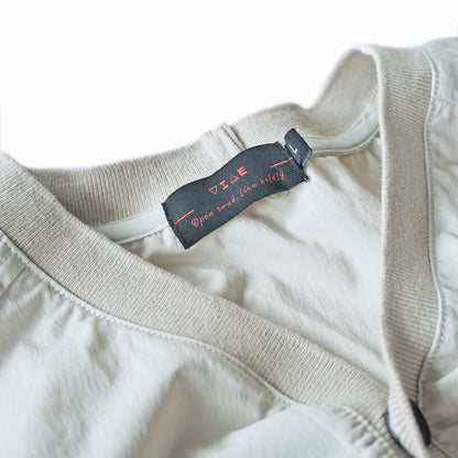 VIAE Riding Henley Short Sleeve Shirt Cream