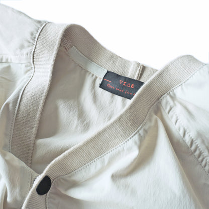 VIAE Riding Henley Long Sleeve Shirt Cream