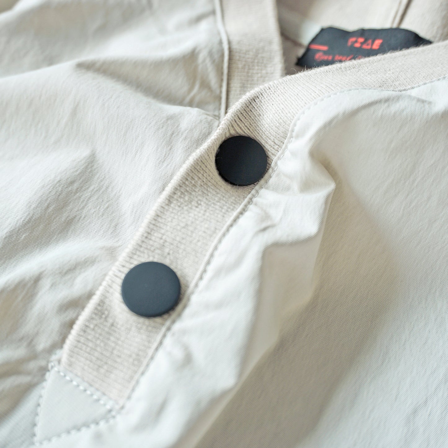 VIAE Riding Henley Long Sleeve Shirt Cream