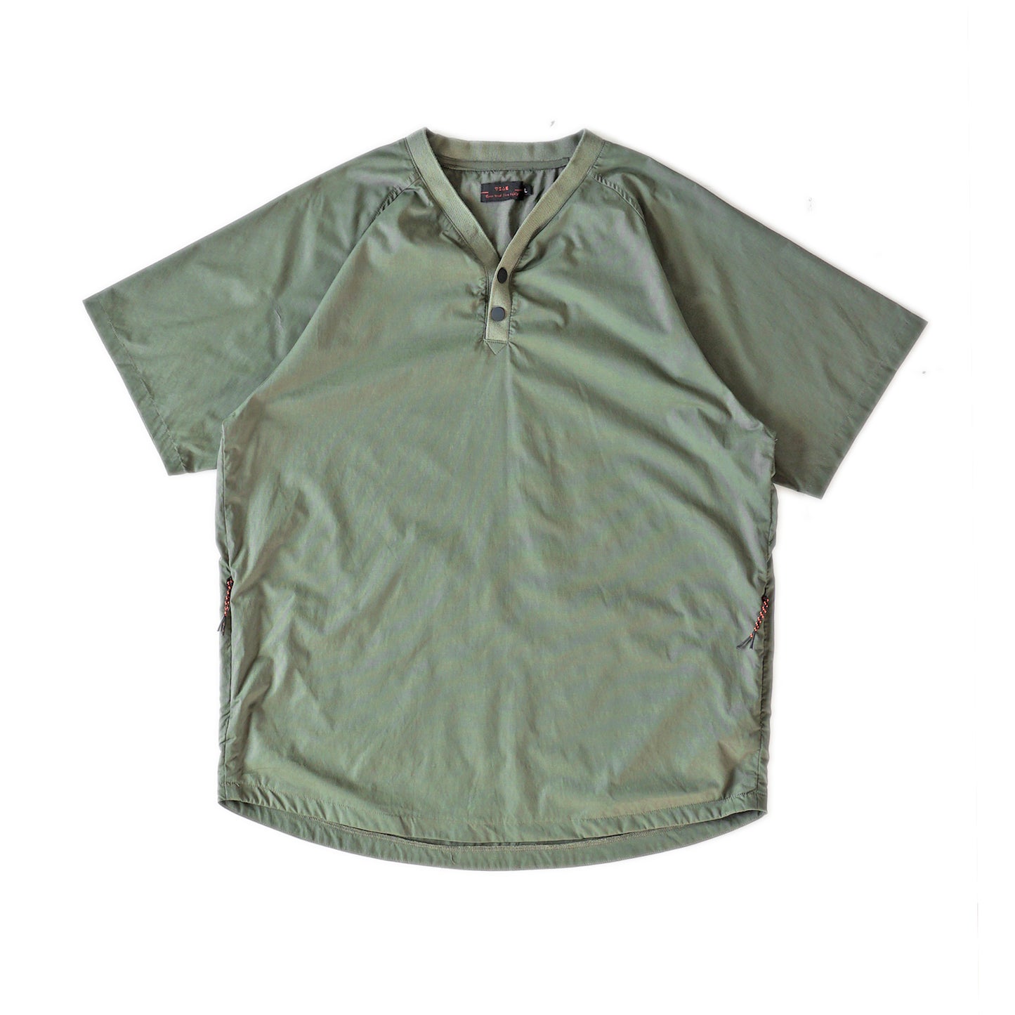 VIAE Riding Henley Short Sleeve Shirt Green