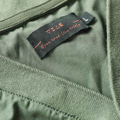 VIAE Riding Henley Short Sleeve Shirt Green