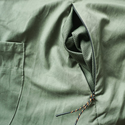 VIAE Riding Henley Short Sleeve Shirt Green